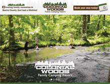 Tablet Screenshot of colonialwoods.com